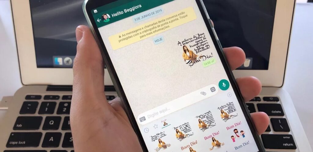 Aplicativos de figurinhas cristãs para Whatsapp - Fonte: Reprodução