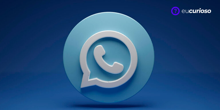 WhatsApp no modo azul