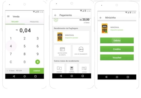 Aplicativo que substitui máquina de cartão - Conheça as vantagens - Fonte: Reprodução/PagSeguro